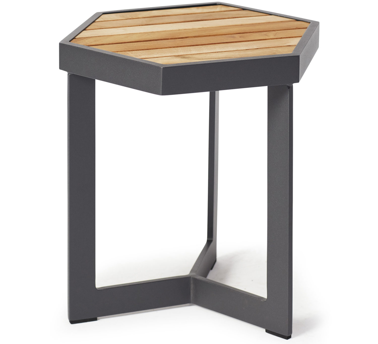 Premium Outdoor Teak Tables Explore All Seating Capacity Options   Hex Side Table Thumb 1500x1366 