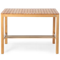Brunswick Teak Outdoor Bar Table - Image 5