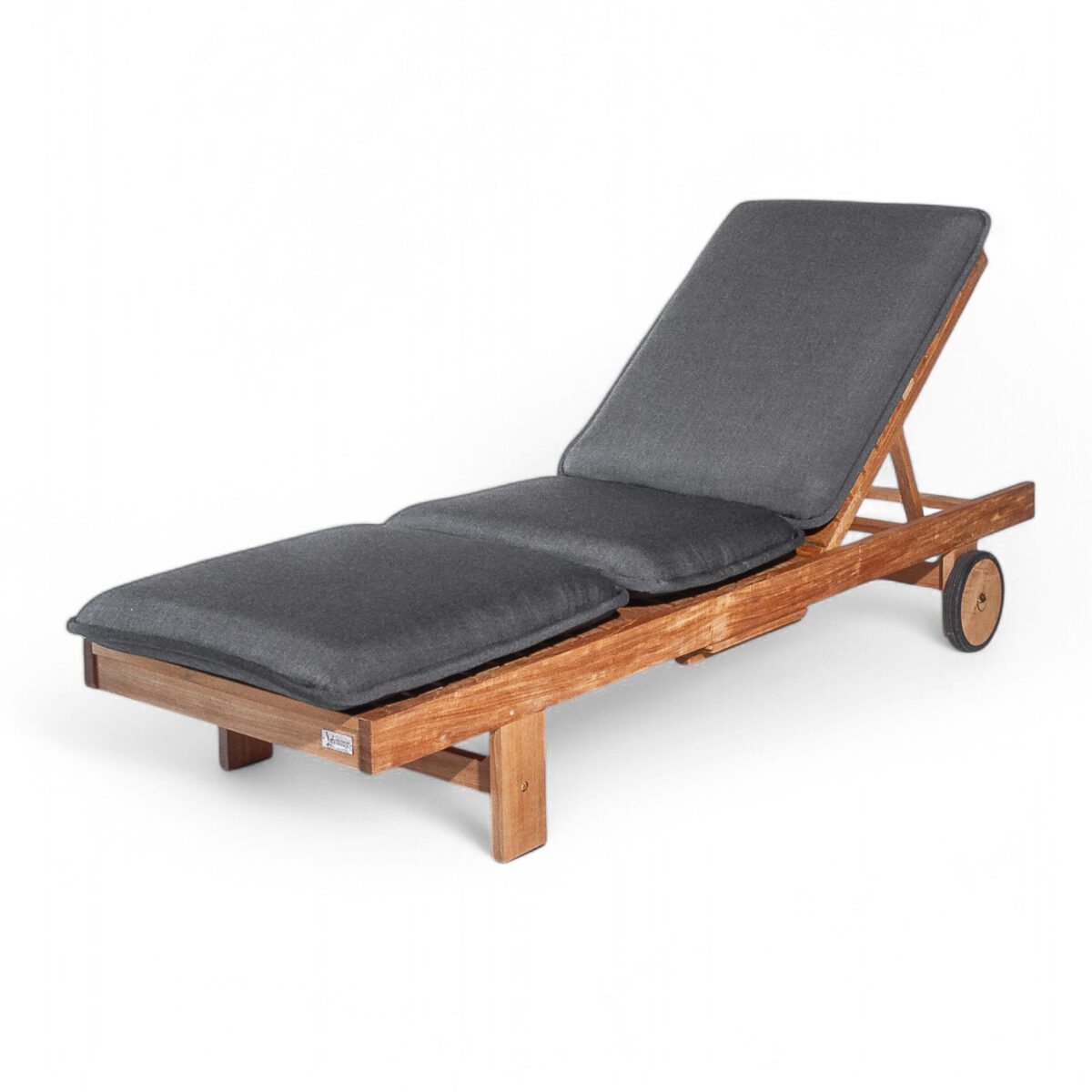 Somers Teak Sunlounger - Image 12