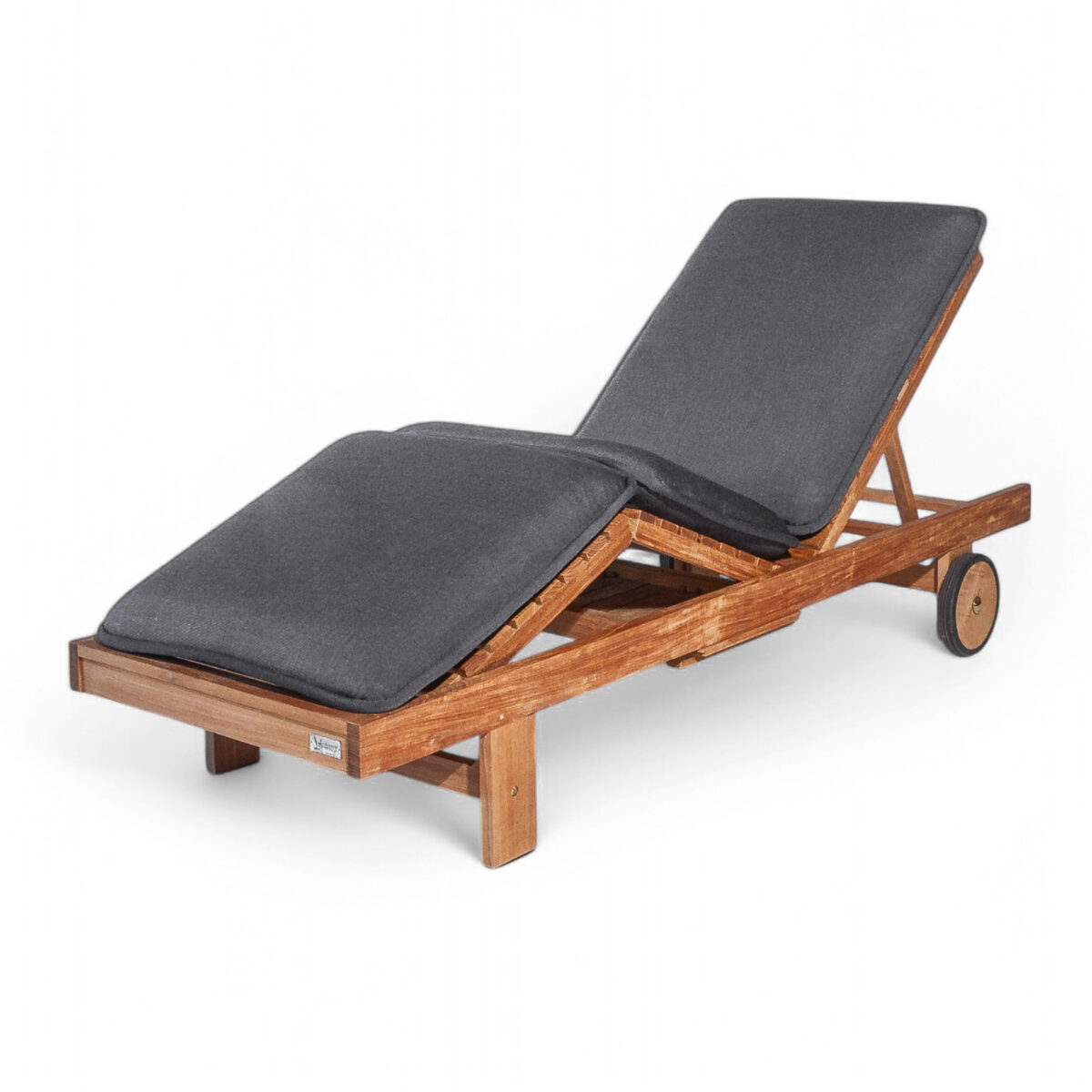 Somers Teak Sunlounger - Image 13