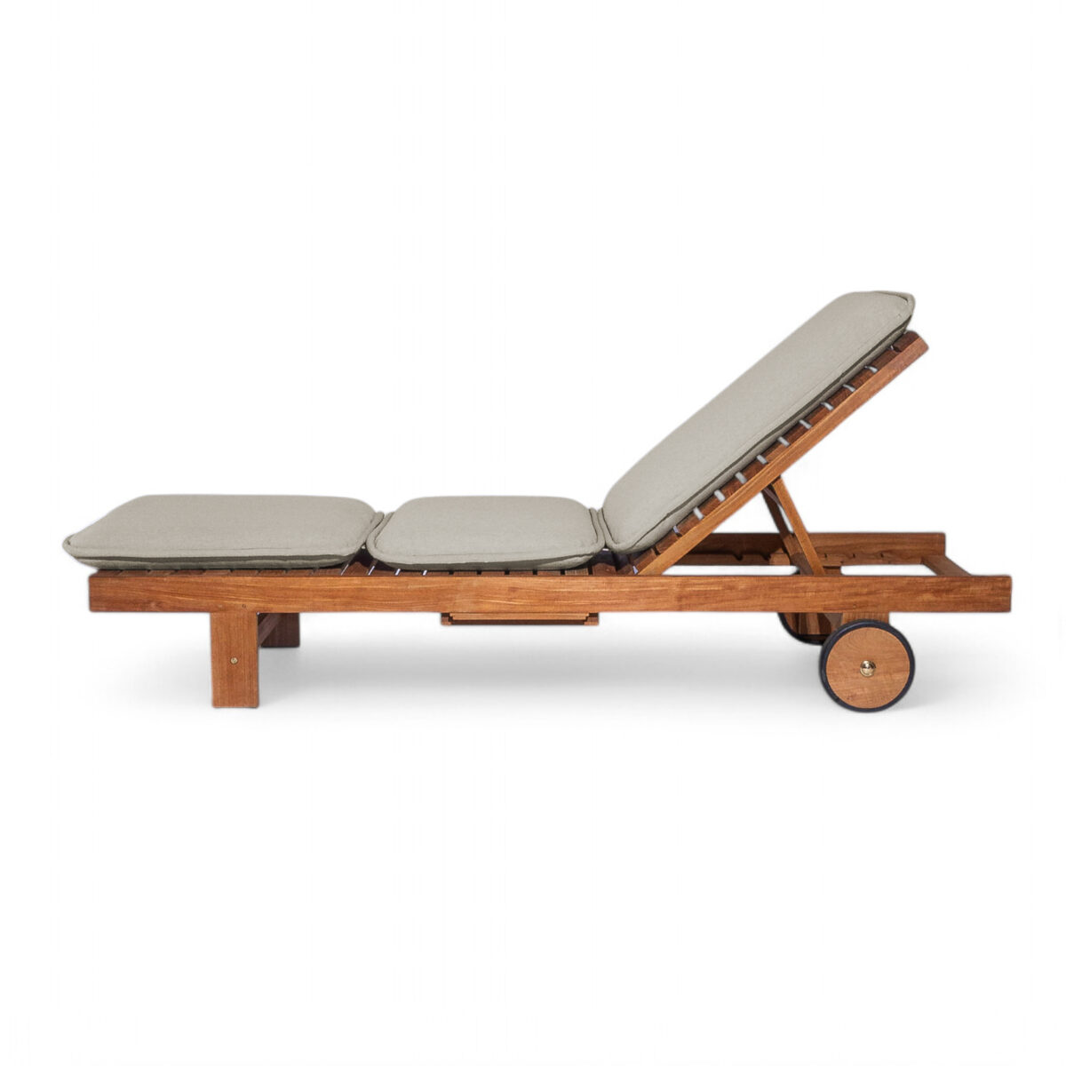 Somers Teak Sunlounger - Image 25