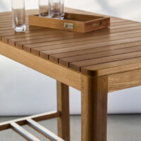 Brunswick Teak Outdoor Bar Table - Image 16