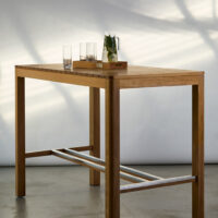 Brunswick Teak Outdoor Bar Table - Image 15