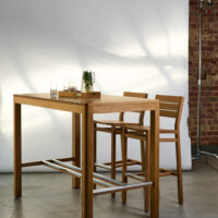Brunswick Teak Outdoor Bar Table - Image 14