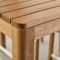 Brunswick Teak Outdoor Bar Table - Image 11