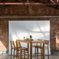 Brunswick Teak Outdoor Bar Table - Image 7