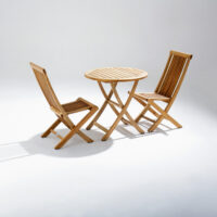 Cumberland Teak Round Tables - Image 5