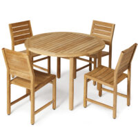 Cumberland Teak Round Tables - Image 9