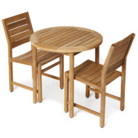Cumberland Teak Round Tables - Image 12