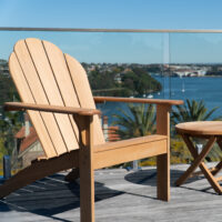 Adirondack Teak Chair with Footrest - Image 6