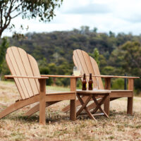 Adirondack Teak Chair with Footrest - Image 5