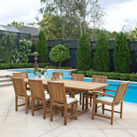 Newton Teak Armchair - Image 9