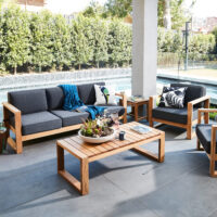 Verona Teak Sofa - Image 3
