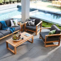 Verona Teak Sofa - Image 6