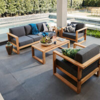 Verona Teak Sofa - Image 5