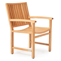 Newton Teak Armchair - Image 3
