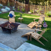 Adirondack Teak Chair with Footrest - Image 10