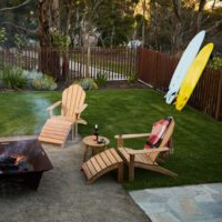 Adirondack Teak Chair with Footrest - Image 17