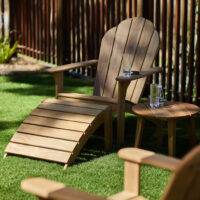Adirondack Teak Chair with Footrest - Image 21