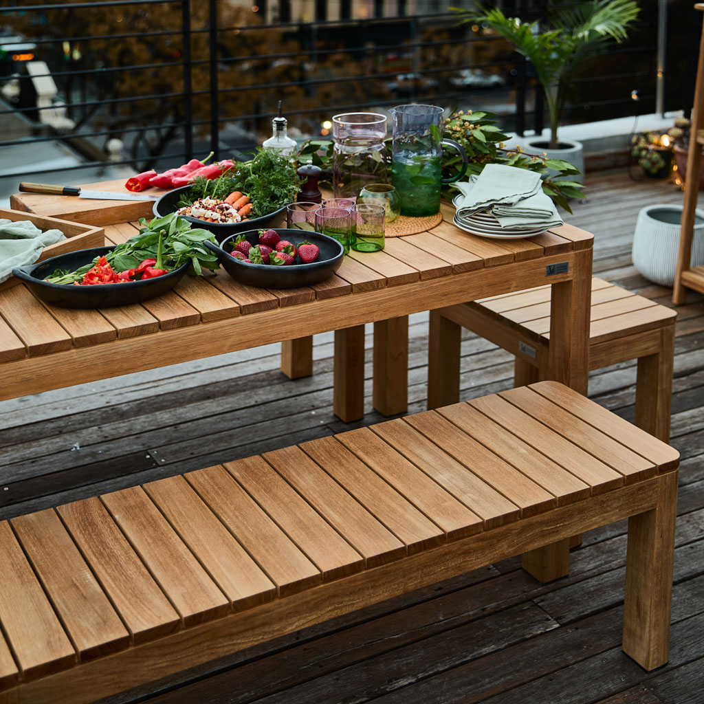 Brunswick Teak Outdoor Dining Table - Image 15