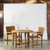 Newton Teak Armchair - Image 7