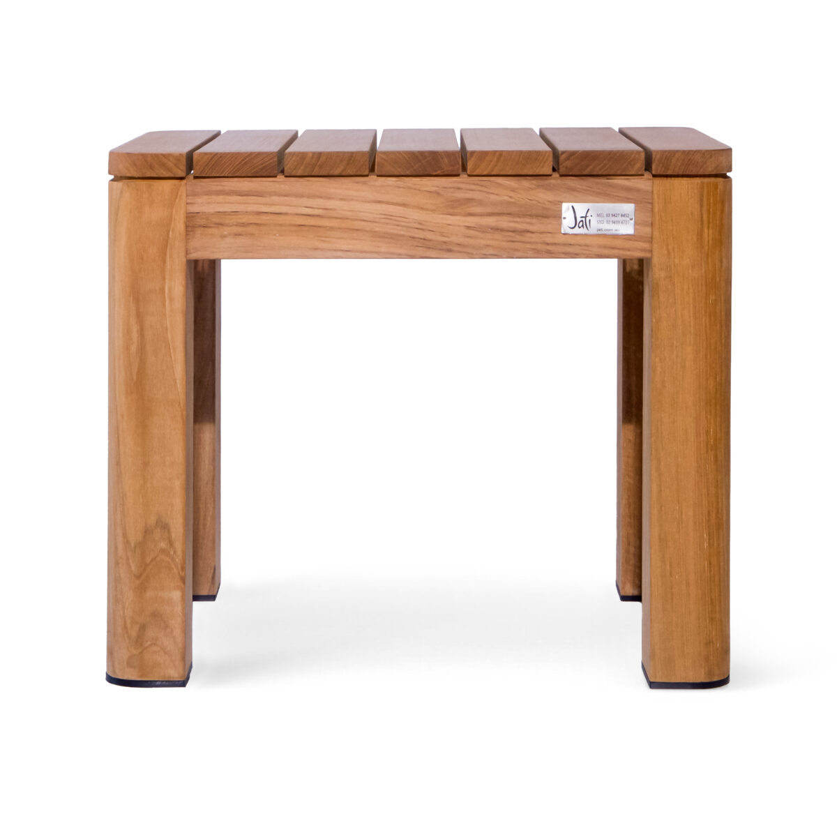 Brunswick Single Teak Bench - Image 4