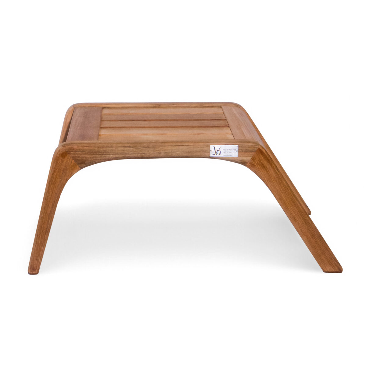 Una Teak Ottoman - Image 12