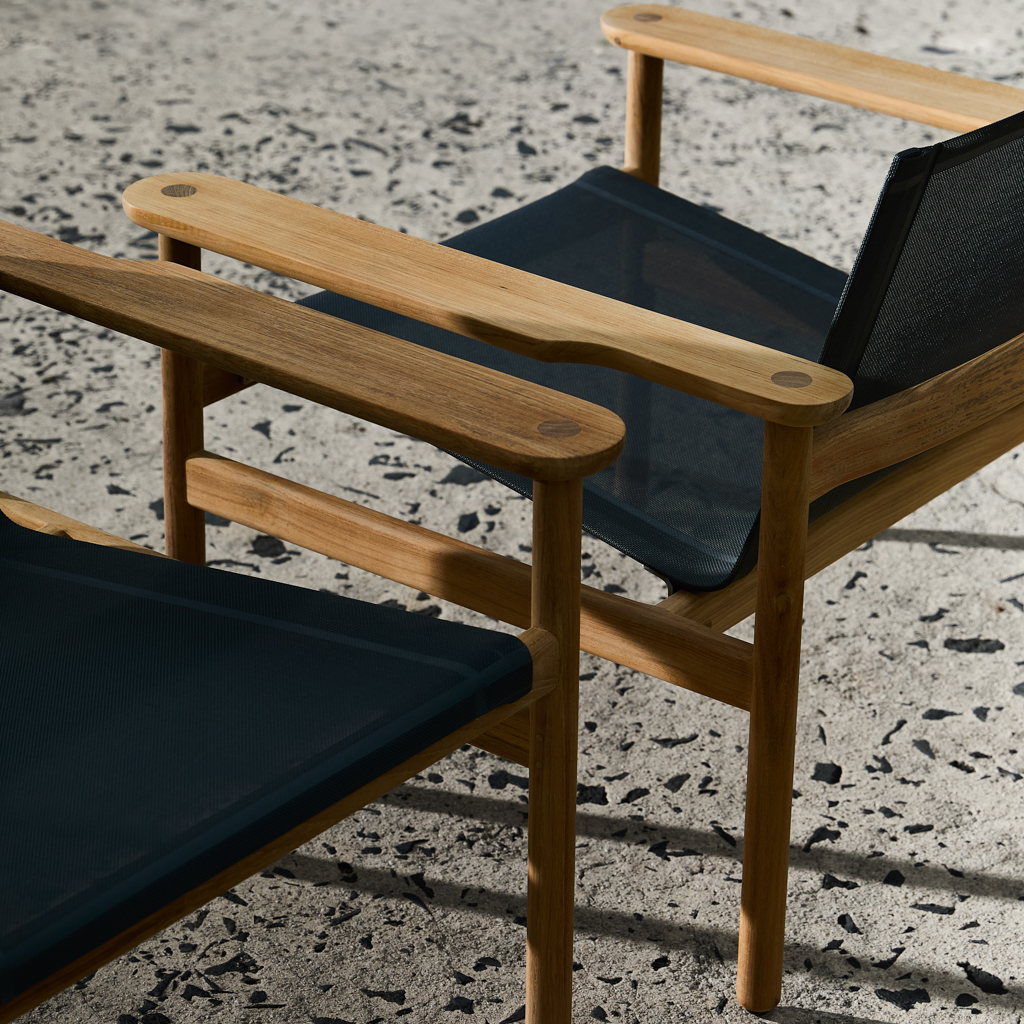 Cottesloe Teak Outdoor Lounger Chair - Image 4
